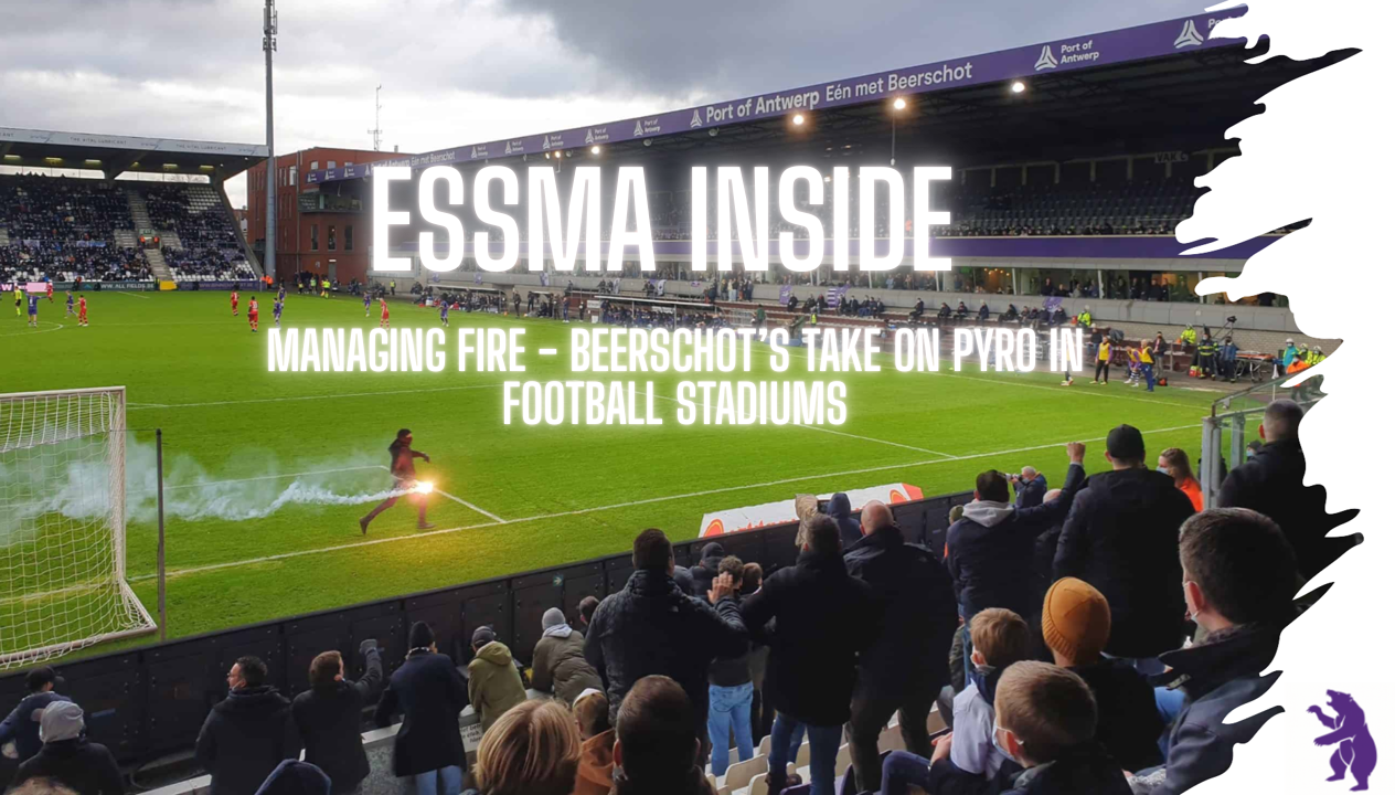 Beerschot’s take on pyro in football stadiums – Join Essma Inside!